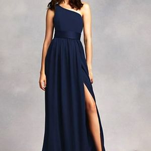 Size 8 Navy Vera Wang Bridesmaids Dress